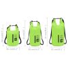 Dry Bag with Zipper Green 5.3 gal PVC