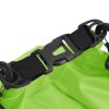 Dry Bag with Zipper Green 4 gal PVC